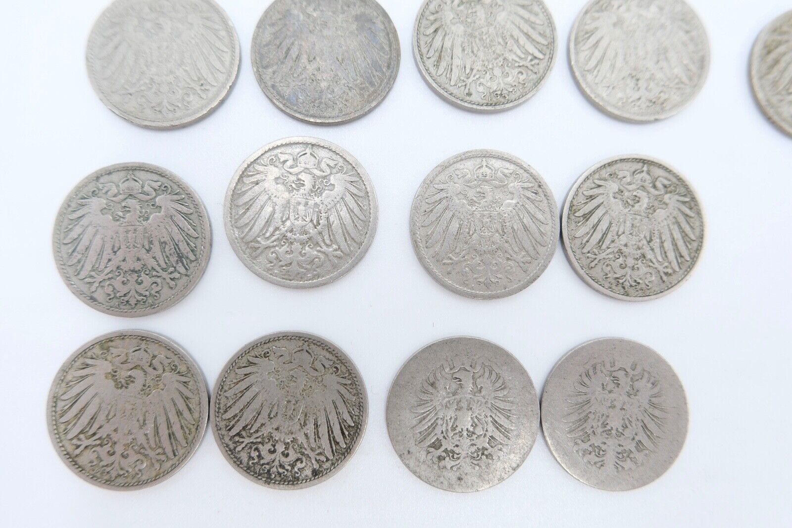 13x 10 Pfennig Kaiserreich 1891-1916 s - vz schön - vorzüglich Jäger J. 13 - Antikhandel-Stuttgart