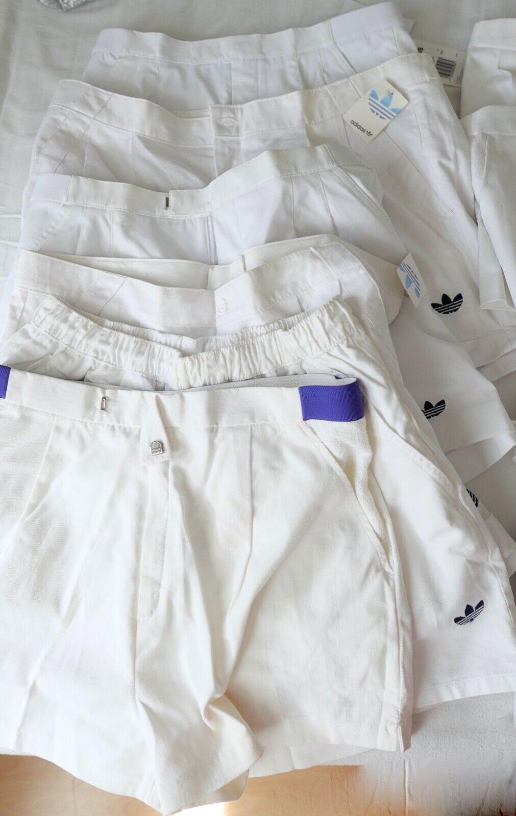 16x Vintage Adidas Tennis Hose Short Shorts Rock Damen 80er90er Jahre NEU Posten - Antikhandel-Stuttgart