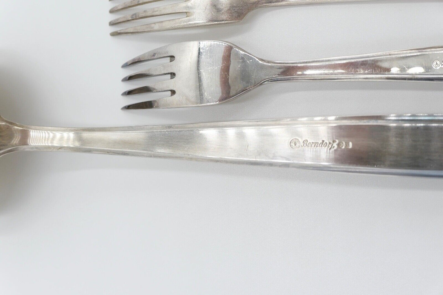 6 Tlg Philipp Häusler um 1930 Besteck " Europa " Modeln. 2800 90er Silber - Antikhandel-Stuttgart