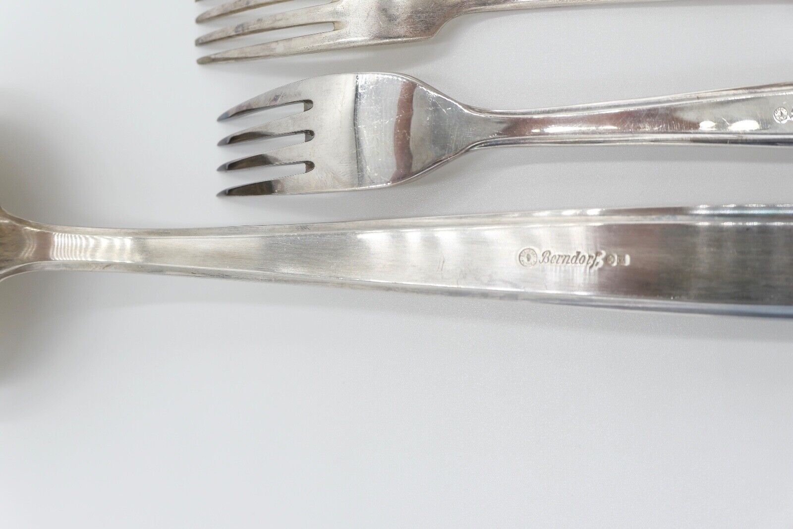 6 Tlg Philipp Häusler um 1930 Besteck " Europa " Modeln. 2800 90er Silber - Antikhandel-Stuttgart