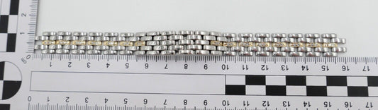 Vintage Cartier Panthere Brillanten Stahl / Gold 12 mm Armband Damen Bracelet - Antikhandel-Stuttgart