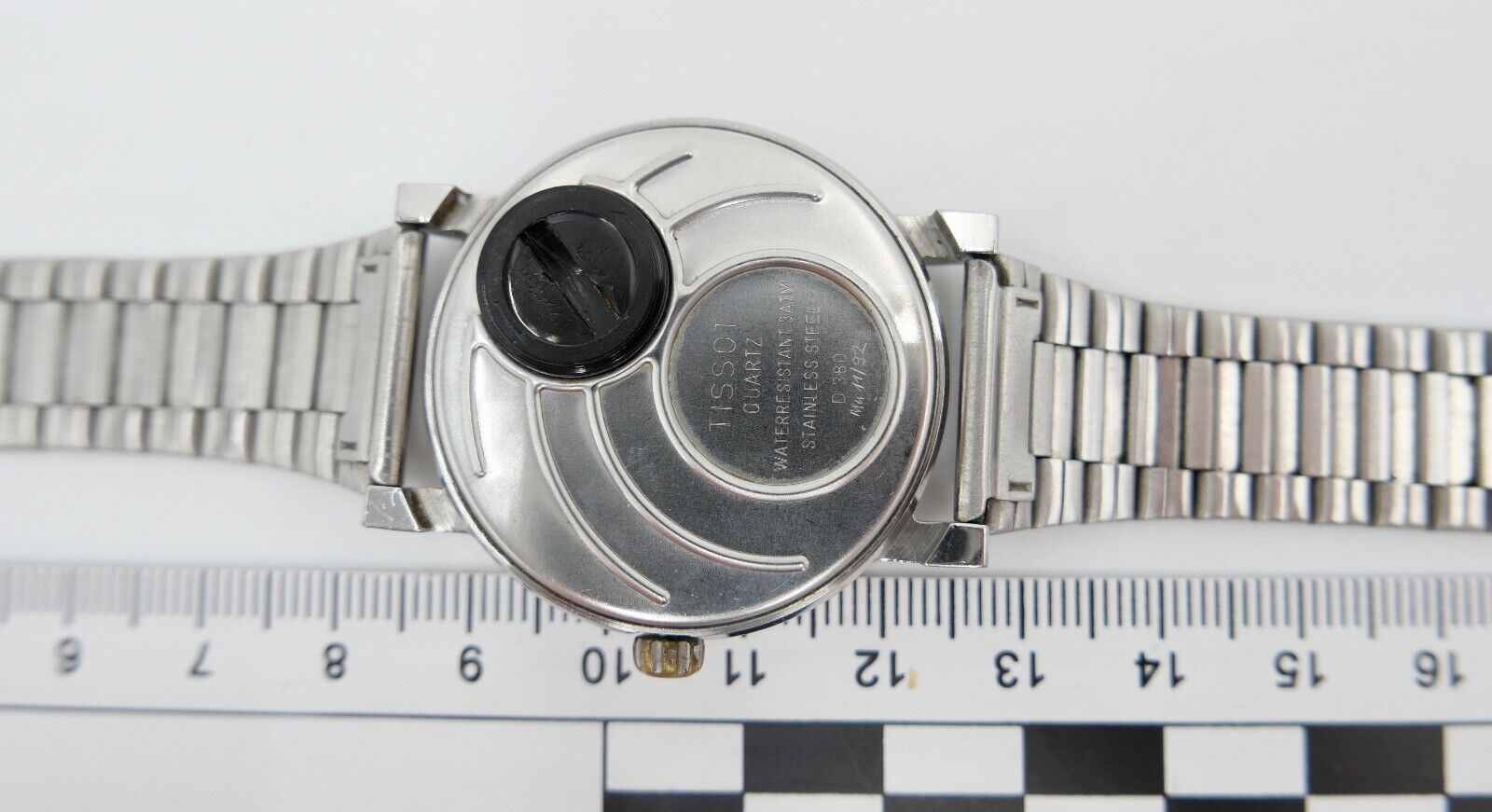 TISSOT D380 Edelstahl Herrenuhr Quarz Digital 80er Jahre ADA DIGI - Antikhandel-Stuttgart