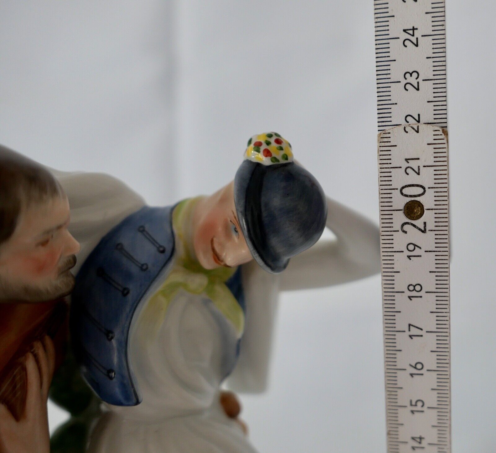 Porzellan Figur Herend Ungarn tanzende Männer betrunkene Musiker 22 cm 5512 - Antikhandel-Stuttgart