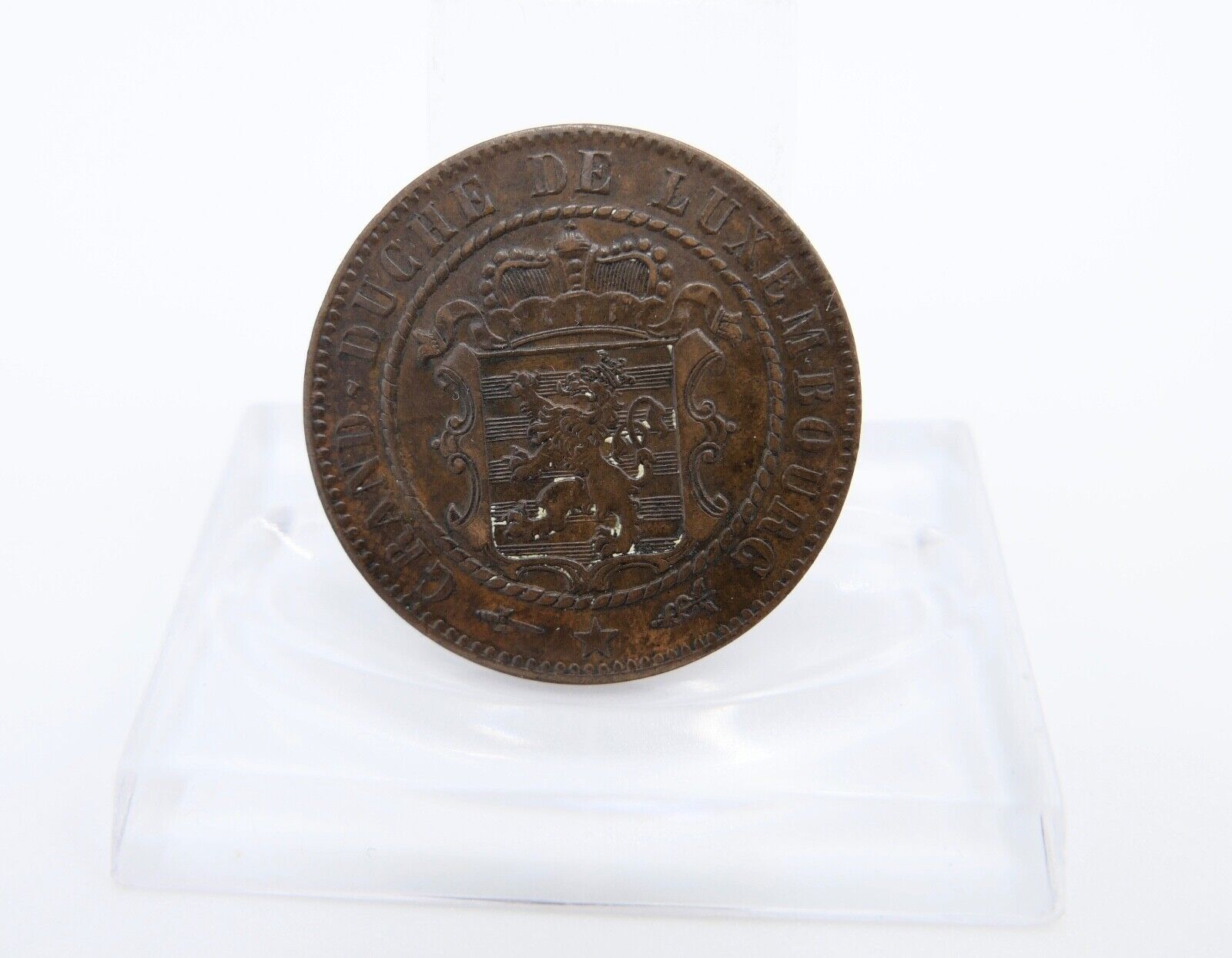 10 Centimes 1870 Luxemburg Guillaume III. 1849-1890 fast Stempelglanz - Antikhandel-Stuttgart