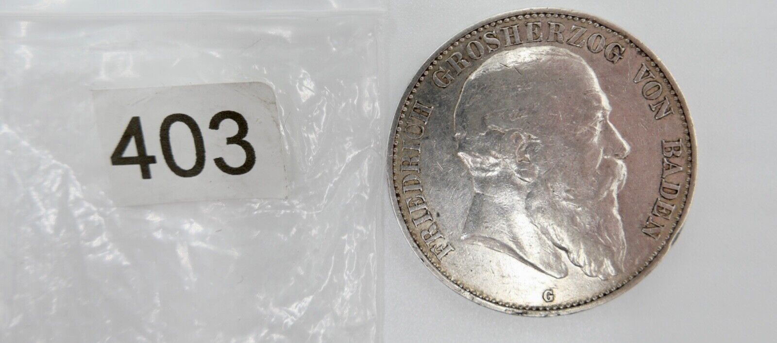 5 Mark Silbermünze Friedrich I. 1902 G Jäger J. 33 Baden 1852-1907 - Antikhandel-Stuttgart