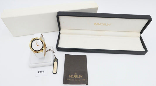 Elegante NOBLIA Damen Uhr NEU Box & Papiere Full Set QZ 512 / 3970 - Y59162SL - Antikhandel-Stuttgart