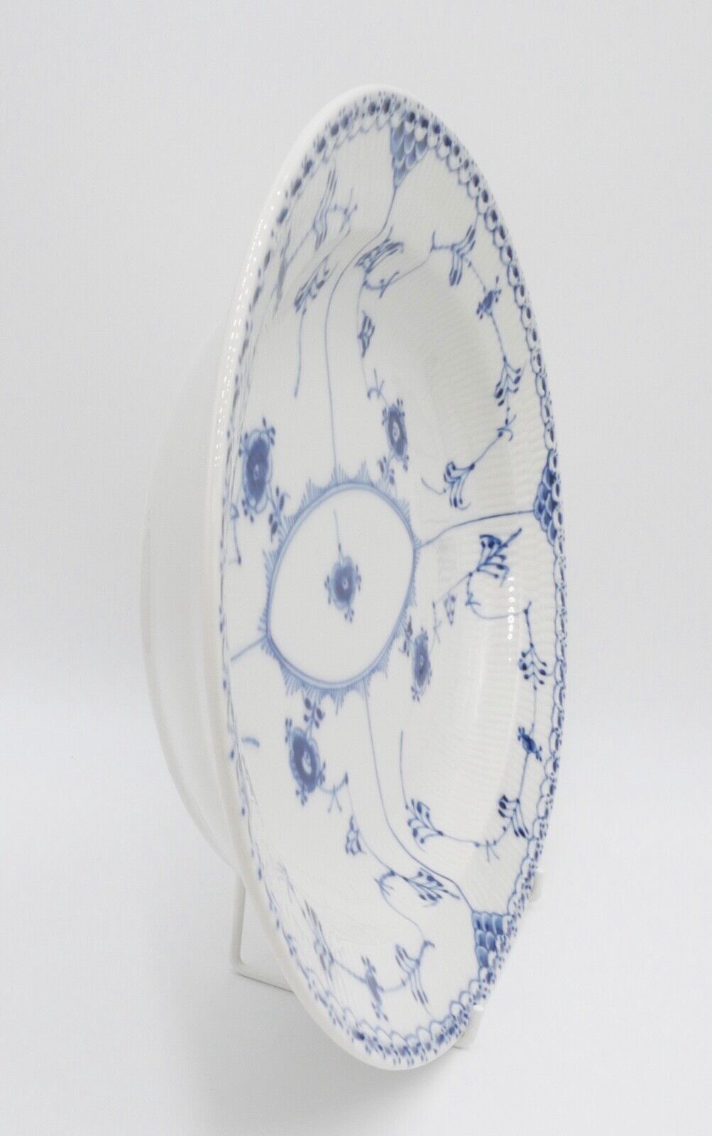 Royal Copenhagen große Platte Nr. 533 EQX 1. Wahl Musselmalet halbspitze 36 cm - Antikhandel-Stuttgart