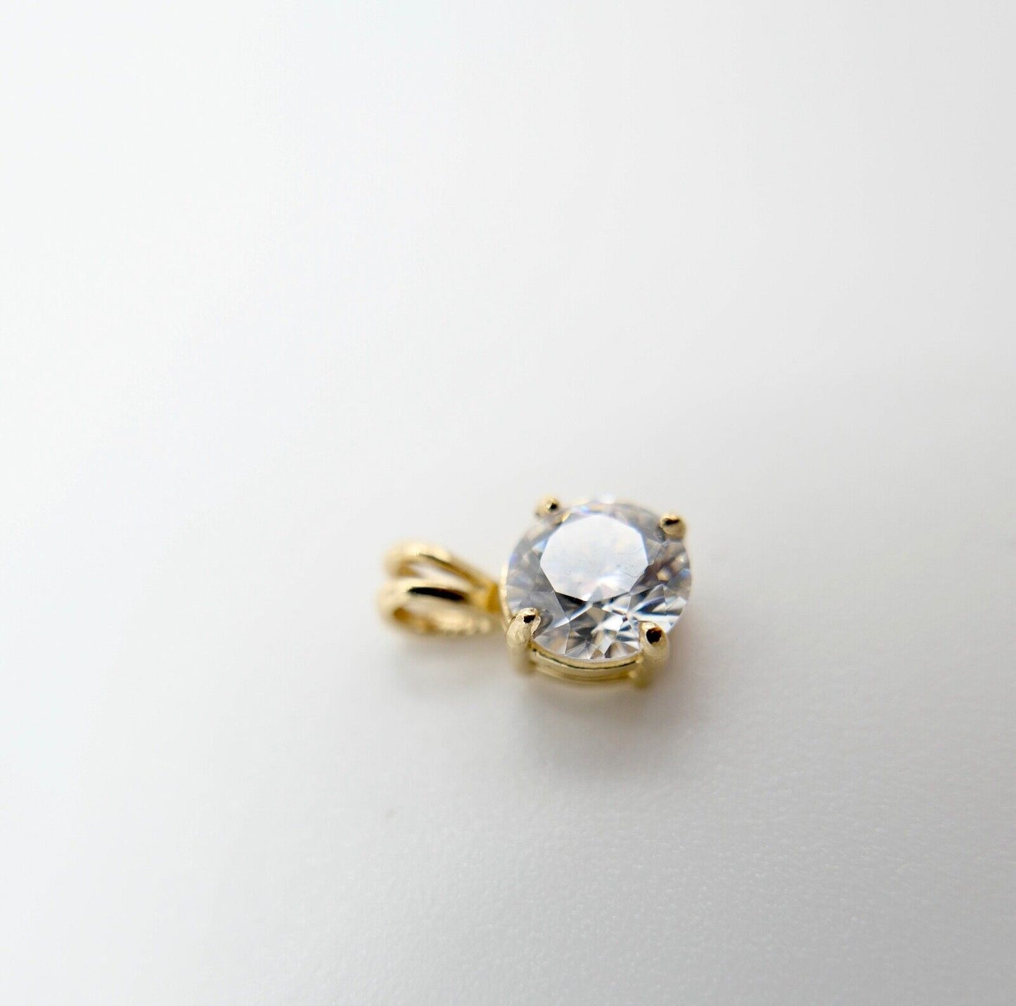 DQCZ Anhänger mit Zirkonia 585 / 14K Gold Gelbgold - Antikhandel-Stuttgart