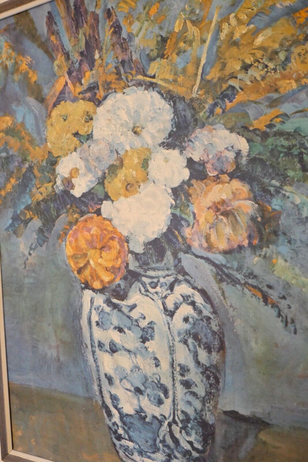 Gemälde 83x64 cm CÉZANNE PAUL SESANN Stillleben Blumen Vase BLOMSTER KUNSTKOPIE - Antikhandel-Stuttgart