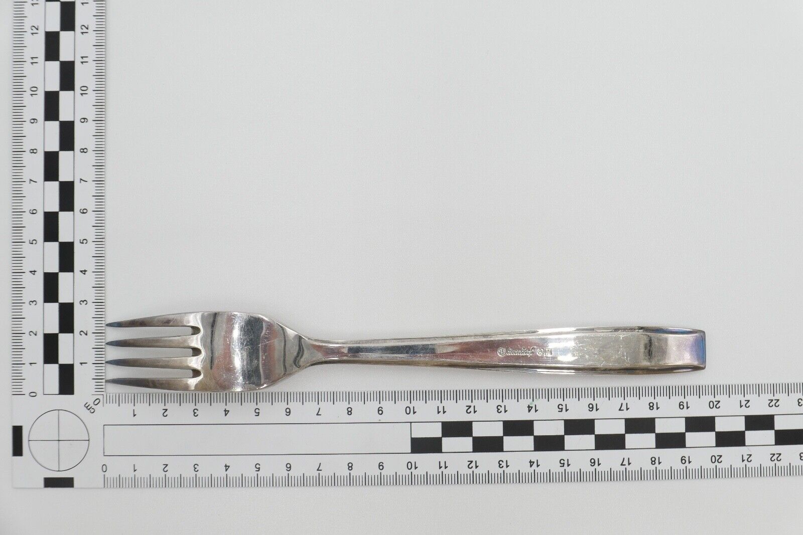 6 Tlg Philipp Häusler um 1930 Besteck " Europa " Modeln. 2800 90er Silber - Antikhandel-Stuttgart