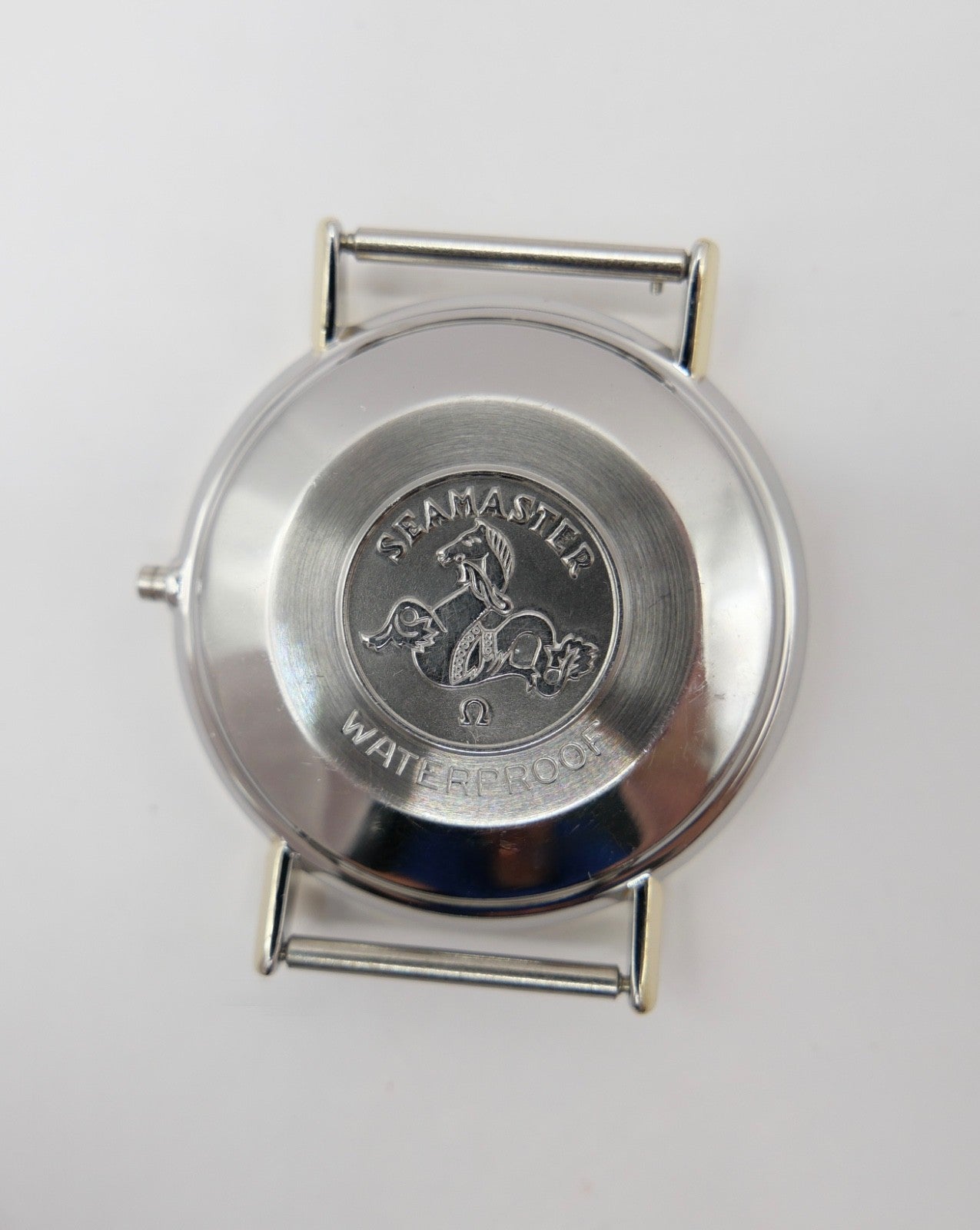 Omega Seamaster 14765 3 SC Gehäuse & Glas Ø 34mm Vergoldet Edelstahl