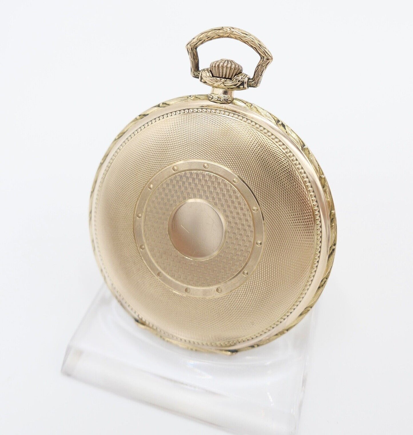 JHH J.H. Hasler & Fils 1916 - 1925 Savonette Taschenuhr 585 / 14K GOLD Ø 53 mm - Antikhandel-Stuttgart