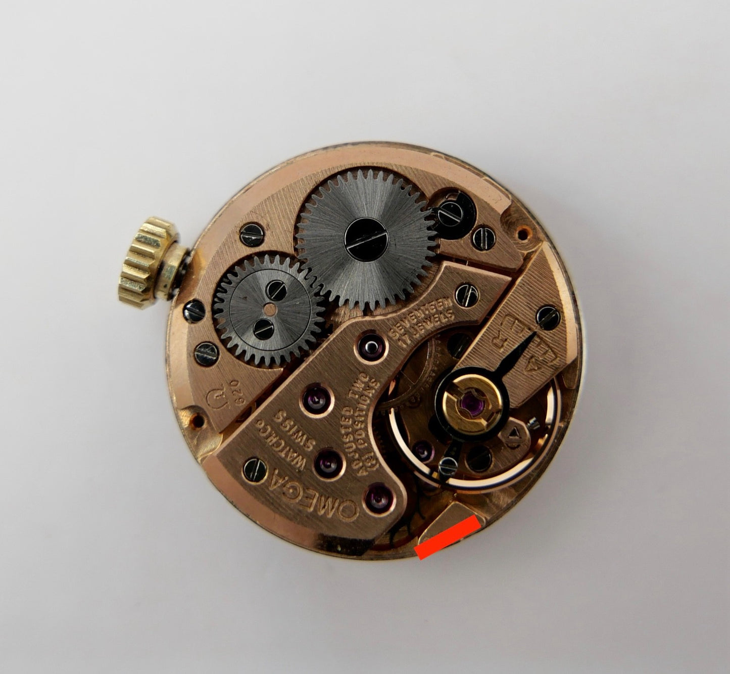 Klassische 1960er Jahre Omega Damenuhr Handaufzug 750 18K Vollgold Cal. 620