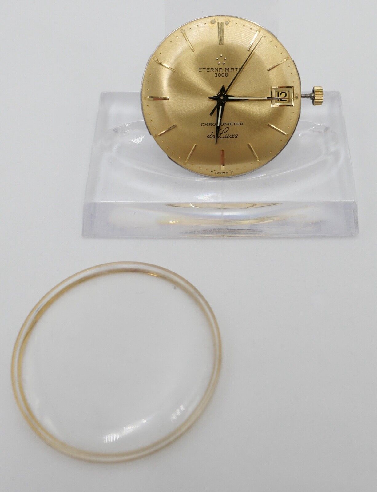 Eterna Matic 3000 Deluxe 1504K Automatic Chronometer Uhrwerk Zifferblatt Zeiger - Antikhandel-Stuttgart