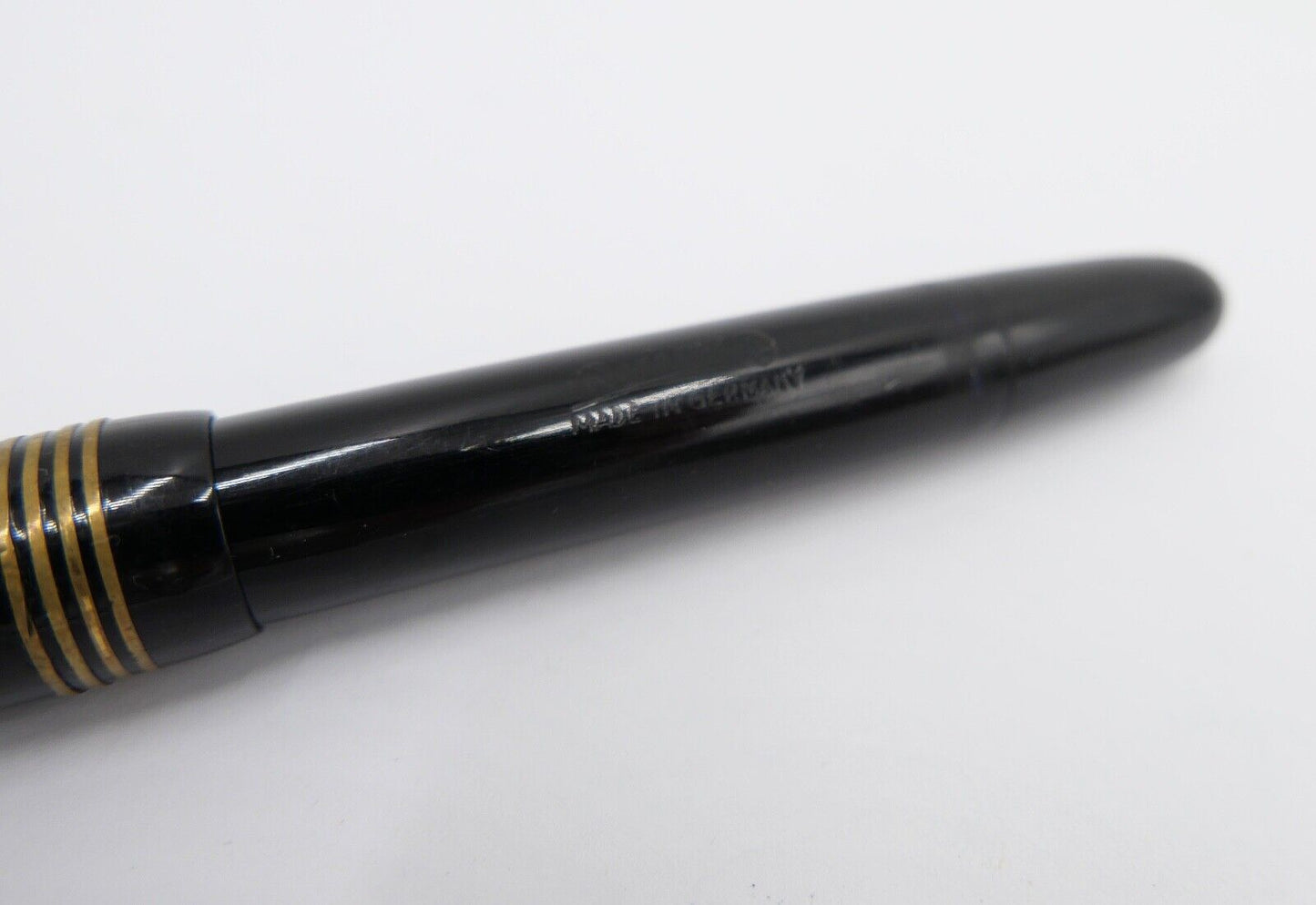 Vintage Füllfederhalter Füller REFORM schwarz Gold 14Ct / 585 Gold Feder 54 - Antikhandel-Stuttgart