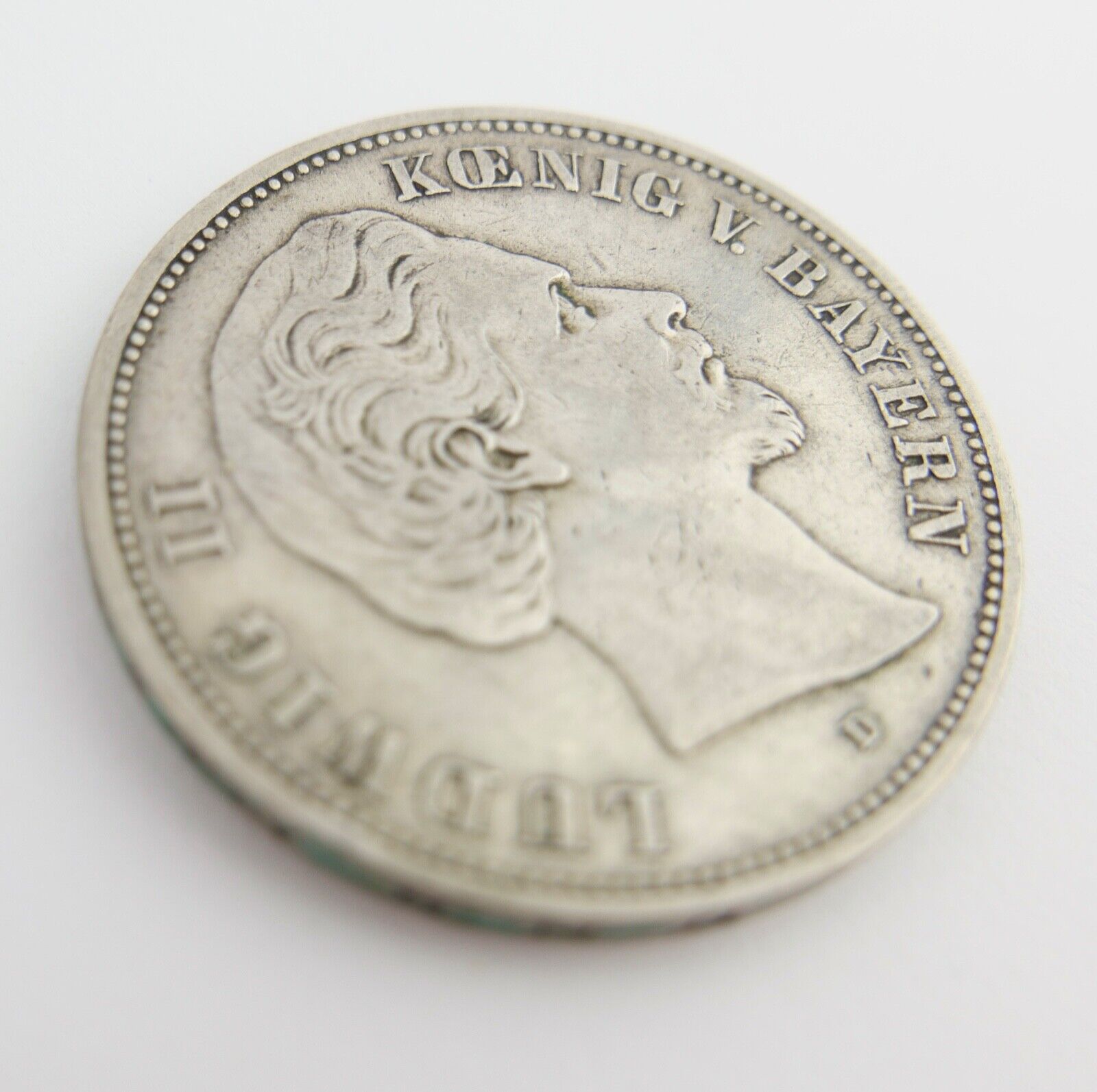 Bayern 5 Mark 1876 D J. Jäger 42 Ludwig II. 1864-1886 Erhaltung : sehr schön - Antikhandel-Stuttgart