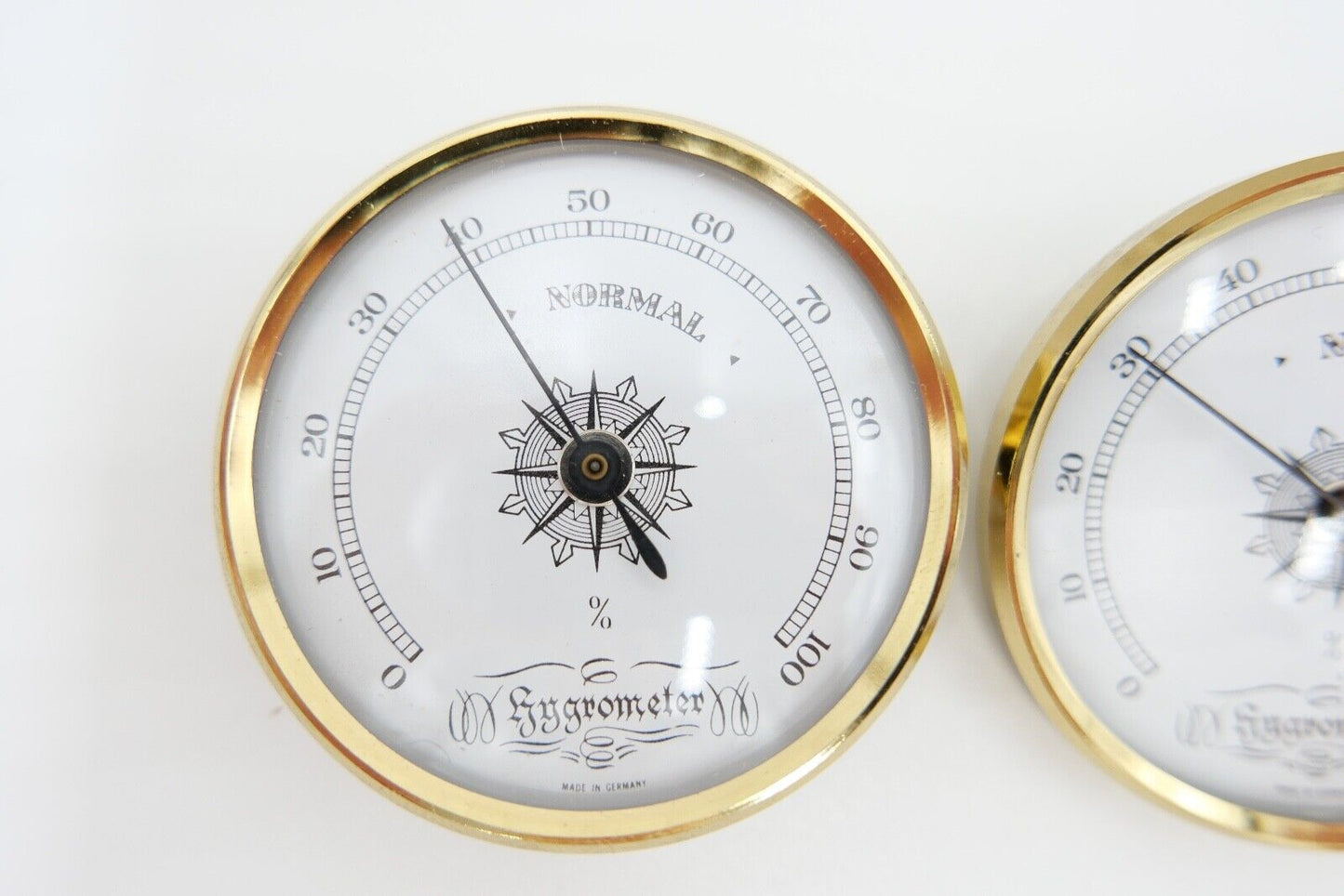 NEU aus Uhrmacherauflösung 80er Jahre 3x Hygrometer Zigarre Tabak Zubehör - Antikhandel-Stuttgart