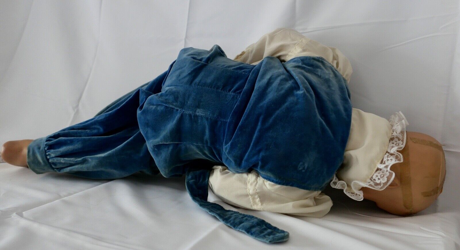 Alte Hildegard Günzel Vinyl Puppe China 75 cm Mädchen ( ALLAN ) - Antikhandel-Stuttgart