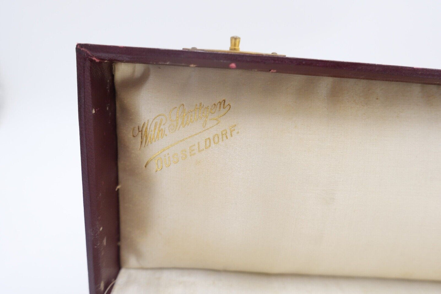 2 Tlg. antik Besteck Jugendstil um 1900 Silber 800 vergoldet original Etui - Antikhandel-Stuttgart