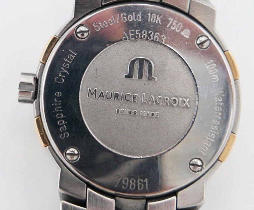 Maurice Lacroix Milestone Ref. 79861 Edelstahl 18 Karat vergoldet Damen Quartz - Antikhandel-Stuttgart