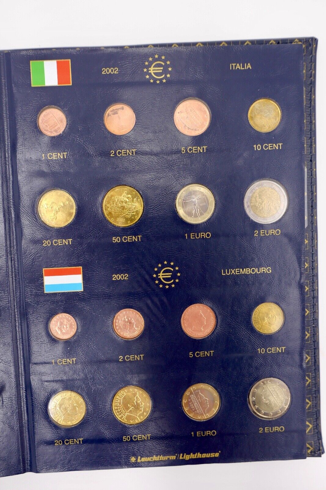 13 Länder Euro Münzen Slowenien Belgien Spanien Frankreich Griechenland 2002 - Antikhandel-Stuttgart