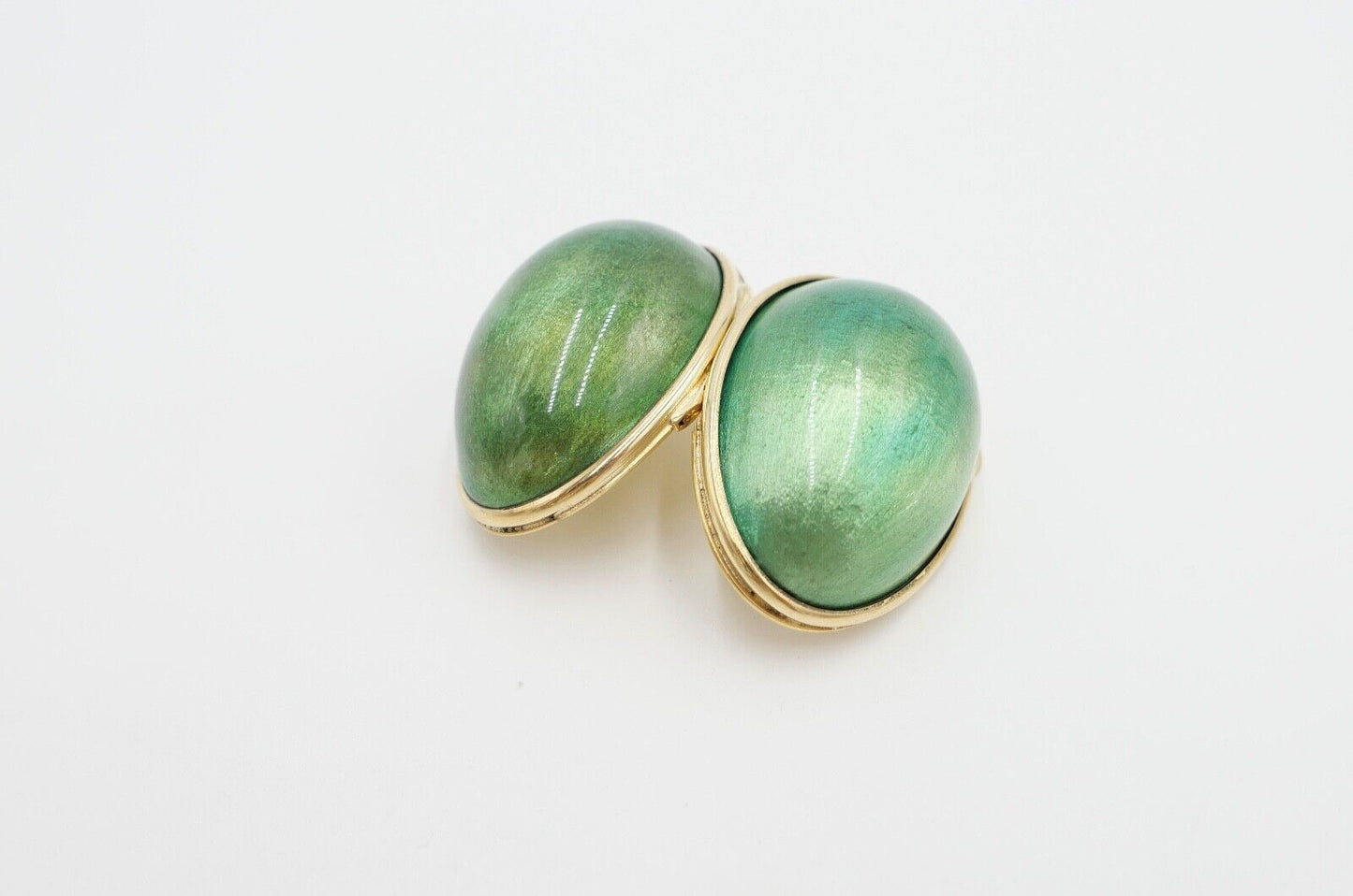 70er Jahre Ei-förmige Pillendose Emaille Keramik 800 Silber vergoldet Florenz It - Antikhandel-Stuttgart