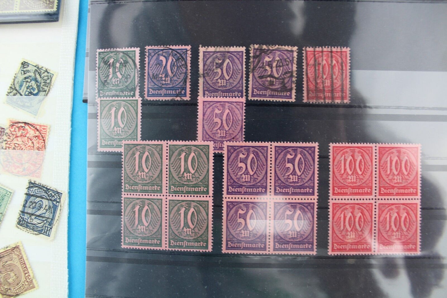 Dienstmarken Lot stamp Briefmarke Michel Mi lot Posten TOP Deutsches Reich - Antikhandel-Stuttgart