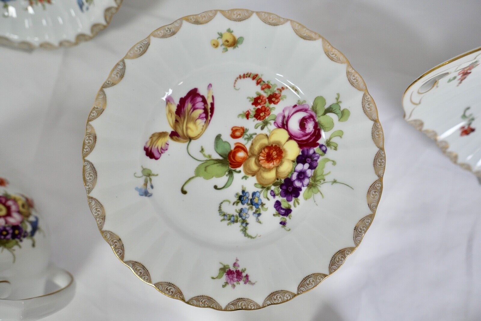 49 Tlg Kaffee Tee Service Württemberg 2188 Porzellan Bauer & Pfeiffer Schorndorf - Antikhandel-Stuttgart