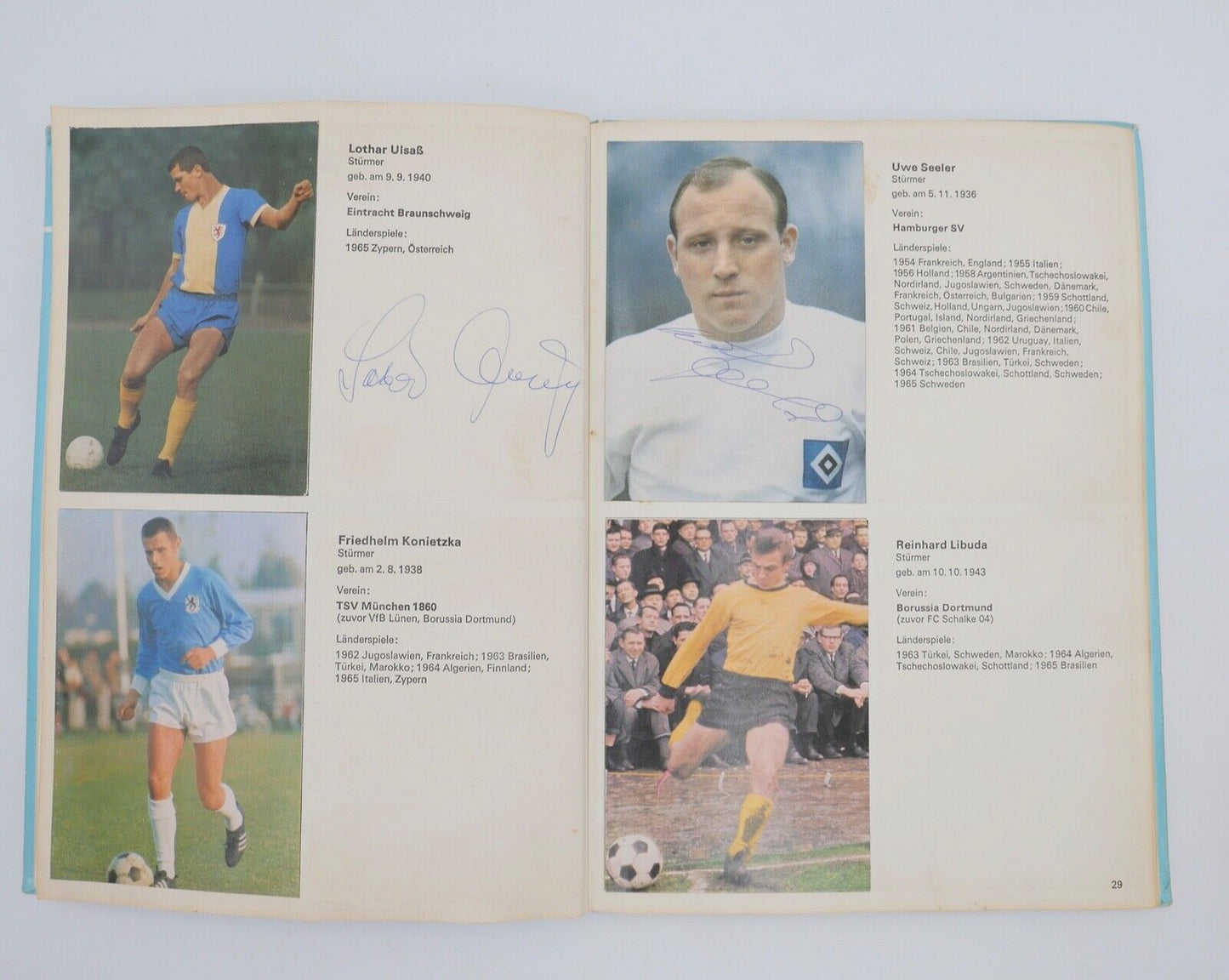 ARAL Fussball Album Komplett WM 1966 Autogramm BECKENBAUER NETZER OVERATH SEELER - Antikhandel-Stuttgart
