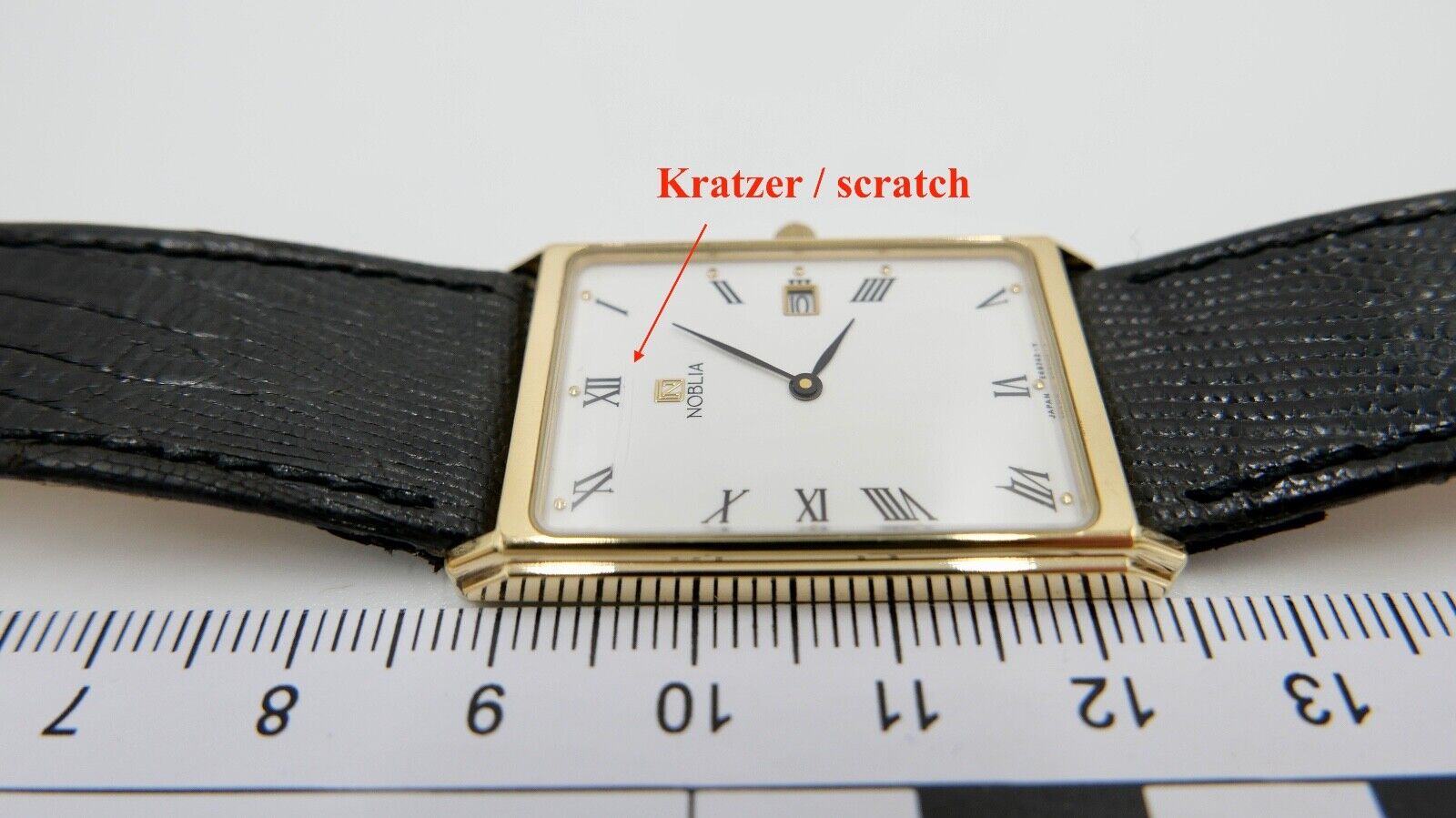 NOBLIA Quarz Herrenuhr Damenuhr Unisex Edelstahl vergoldet NEU 4671-Y61264 SA - Antikhandel-Stuttgart