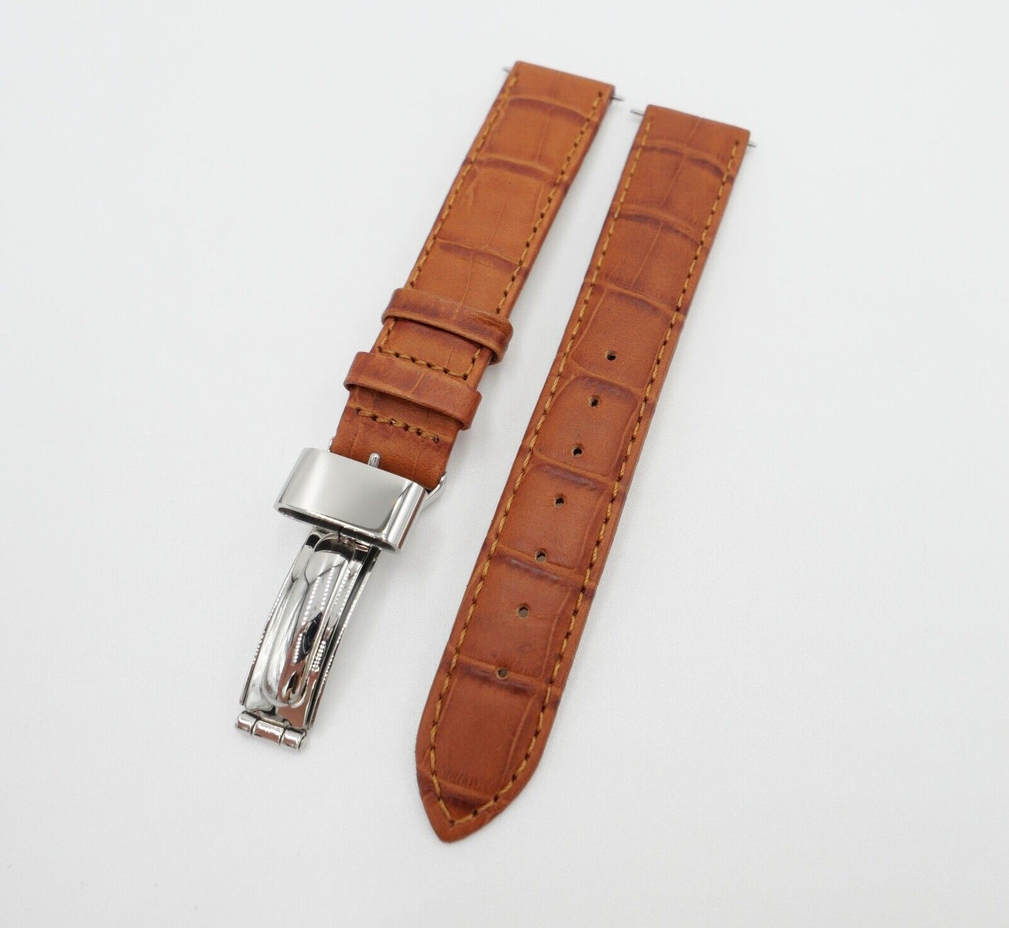 NEU NEUwertig Uhrenband für Mercedes Benz 18mm Faltschließe Leder - Antikhandel-Stuttgart