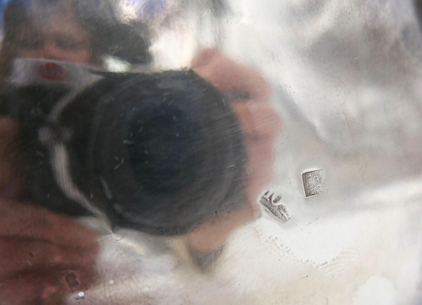 alte schöne florale Teekanne versilbert Double - Antikhandel-Stuttgart