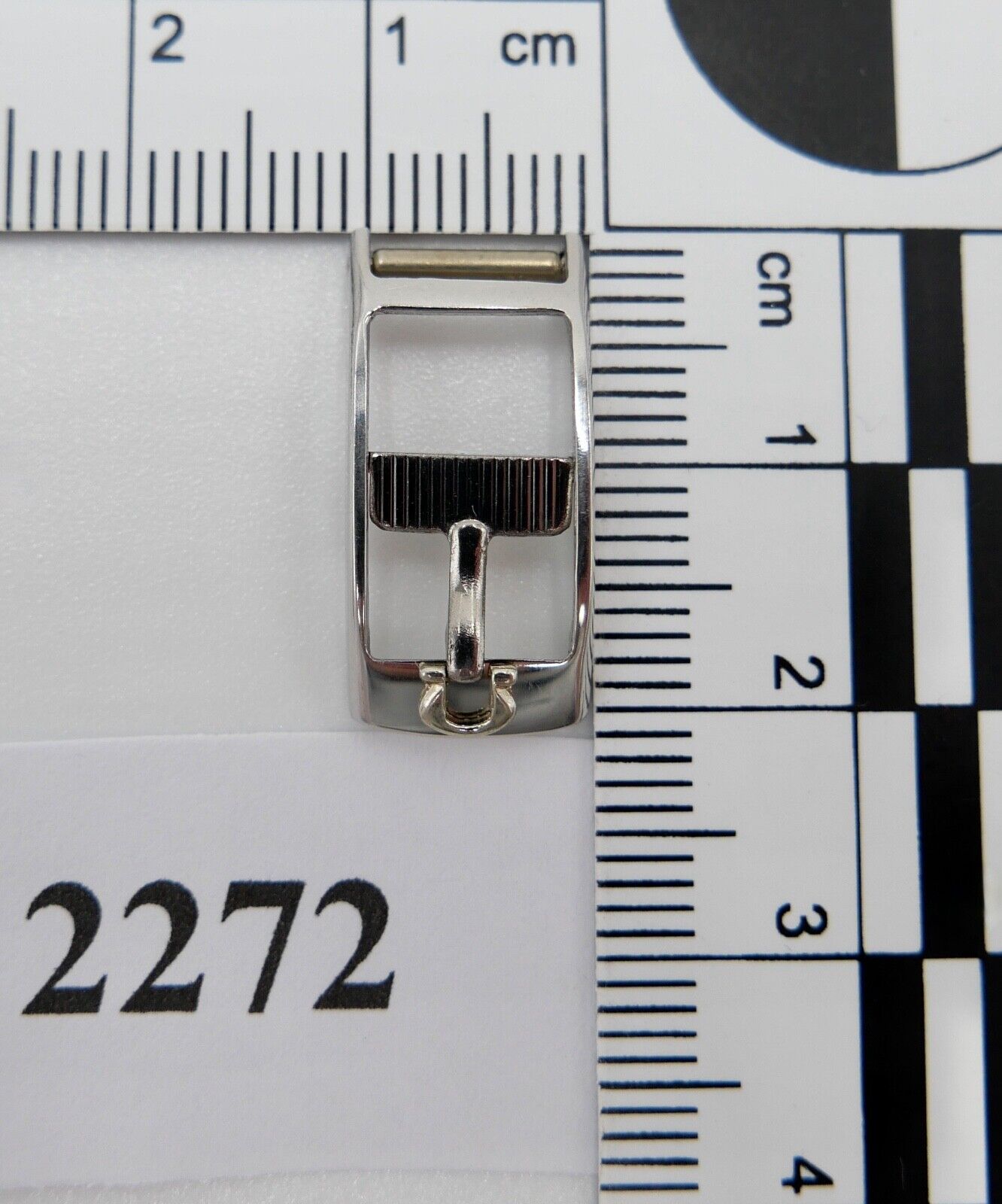 ORIGINAL alte OMEGA Dornschließe EDELSTAHL Armbanduhr 8mm CLASP BUCKLE PAT BVT - Antikhandel-Stuttgart