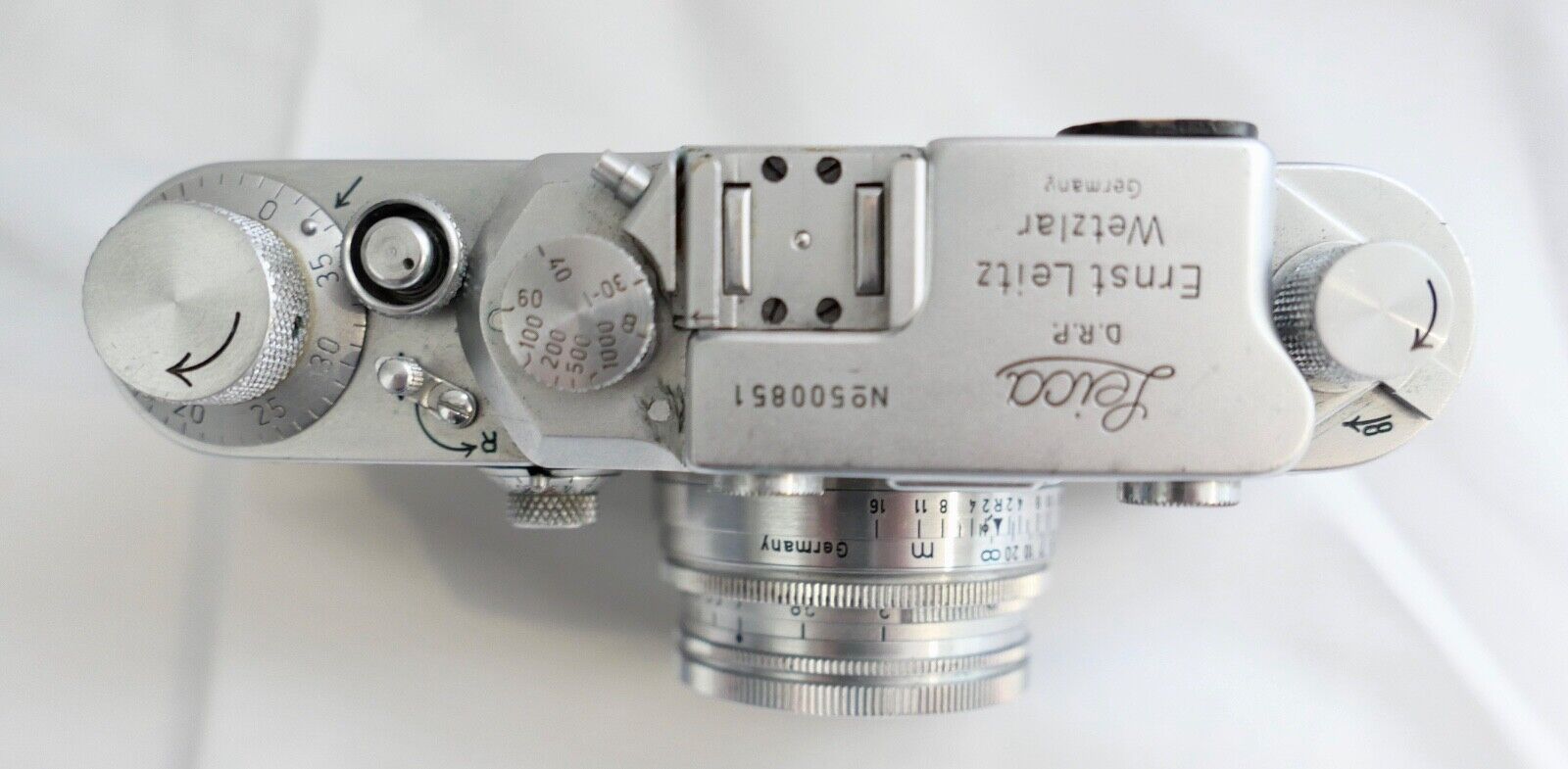 Leitz Leica III C Wetzlar voll funktionsfähig mit Summitar f=5 cm 1:2 aus 1950 - Antikhandel-Stuttgart