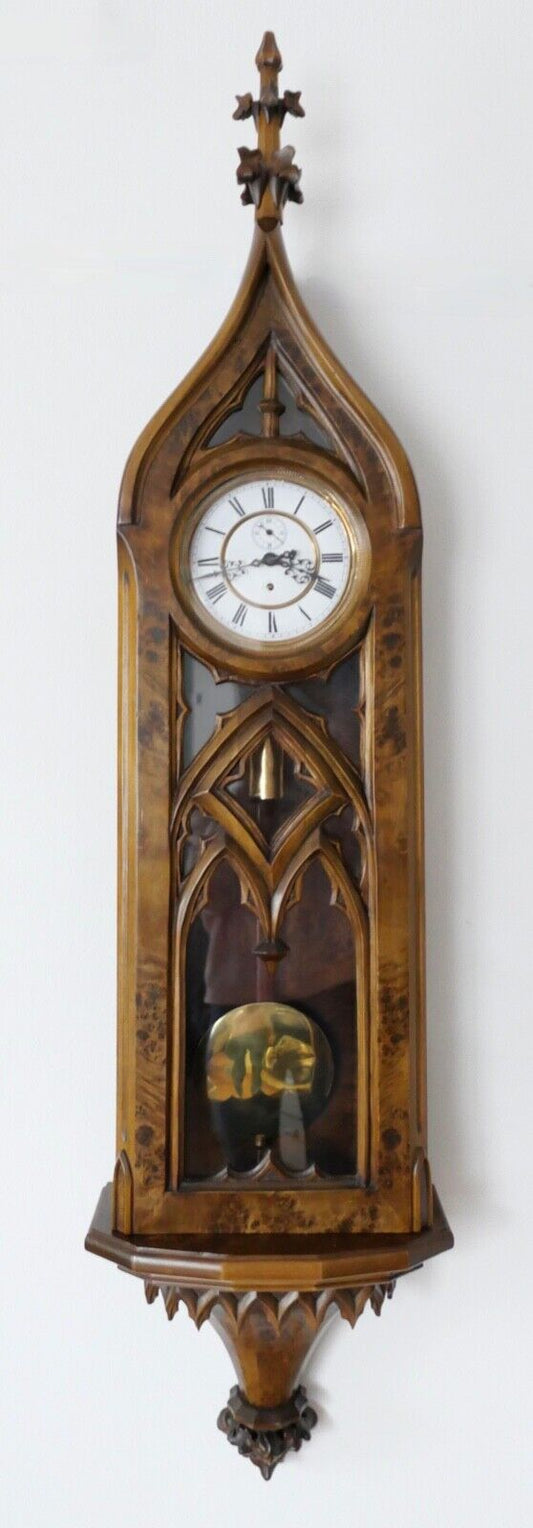 HeCo Wiener Regulator Stiller Regulator H. Endler & Co. 1865 bis 1870 Neogotik - Antikhandel-Stuttgart