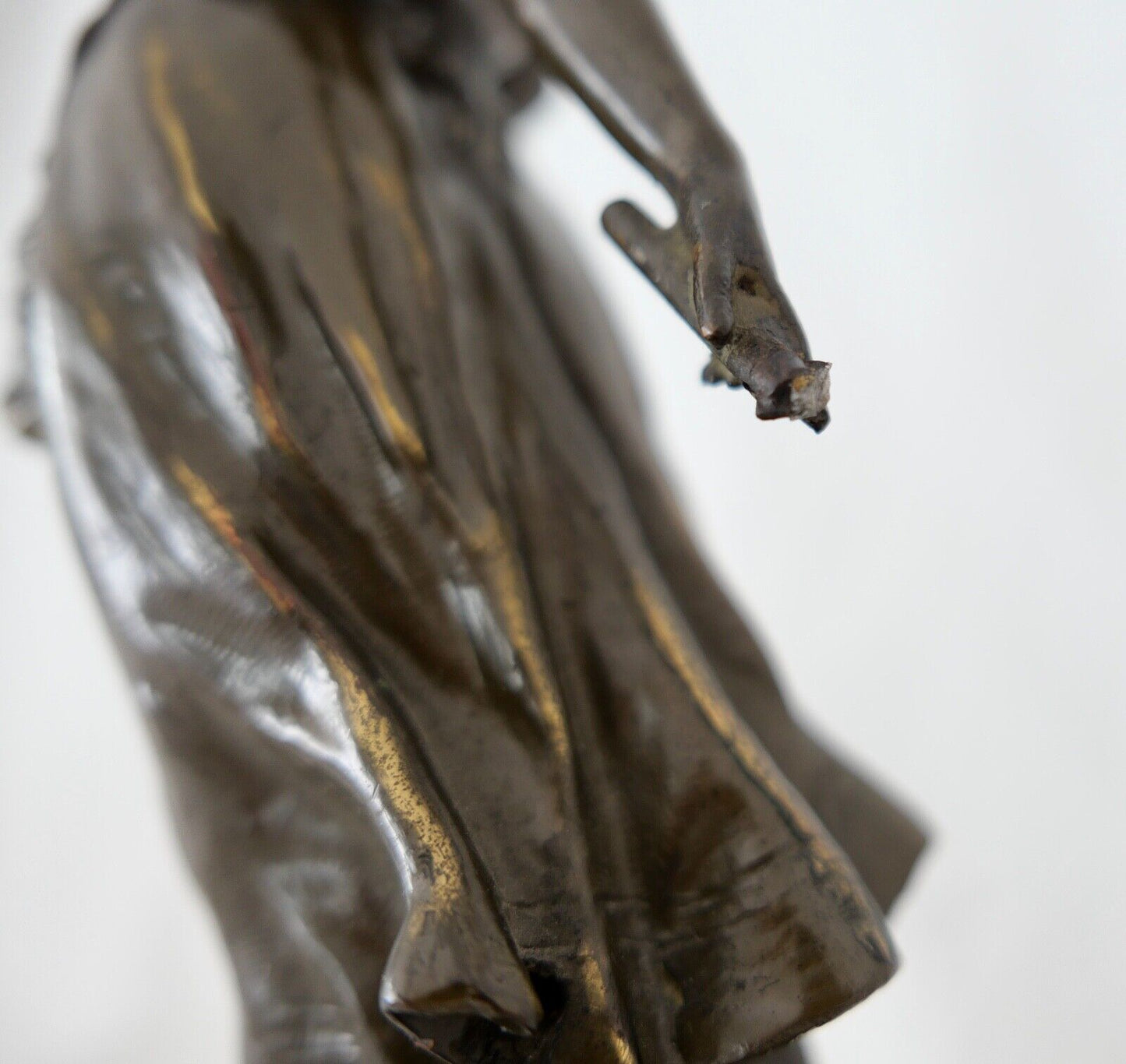 Jugendstil Bronze Figur Skulptur " M. Max Lindenberg " 25 cm um 1900 - Antikhandel-Stuttgart