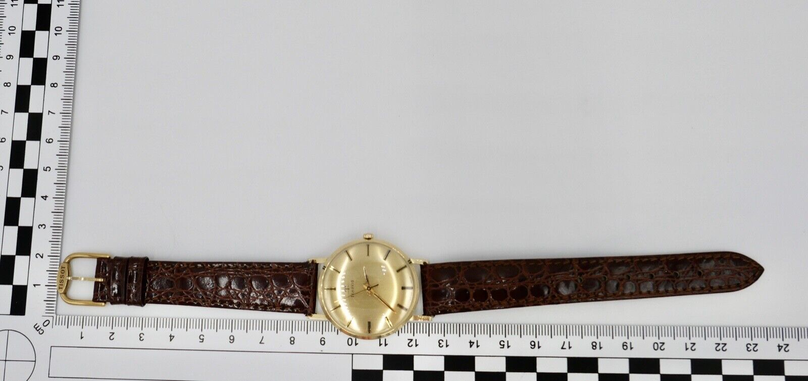 Tissot 585 14K Gold Herenuhr 1960er Handaufzug Cal. 781-1 Ref. 6391 NEUwertig - Antikhandel-Stuttgart