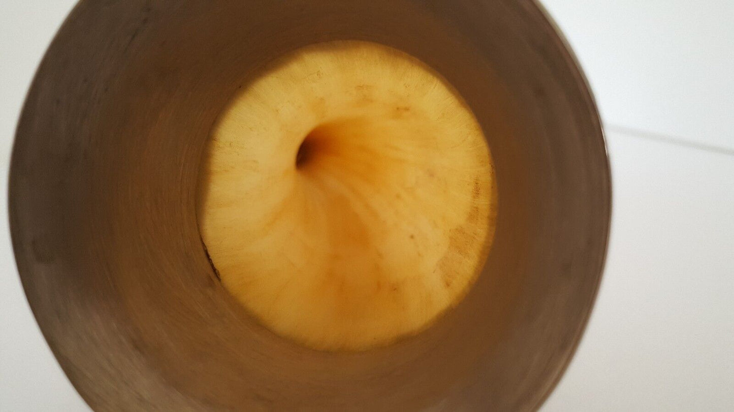 echtes Trinkhorn Methorn Decohorn Horn Füllhorn 24 cm Ø 6,5 cm - Antikhandel-Stuttgart