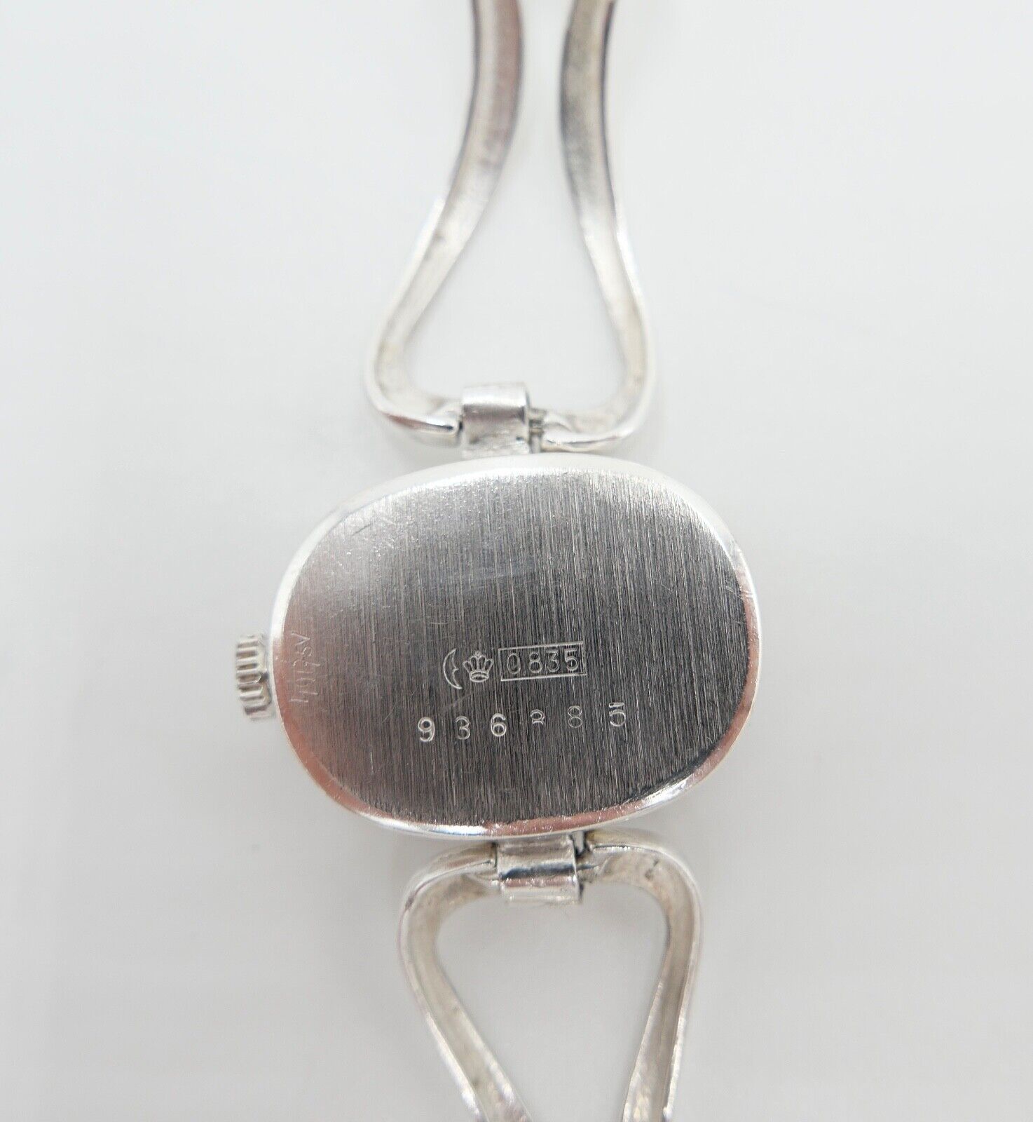 1970er Handaufzug DUGENA JEUNESSE 835 Silber Uhr Damenuhr seltenes Zifferblatt - Antikhandel-Stuttgart