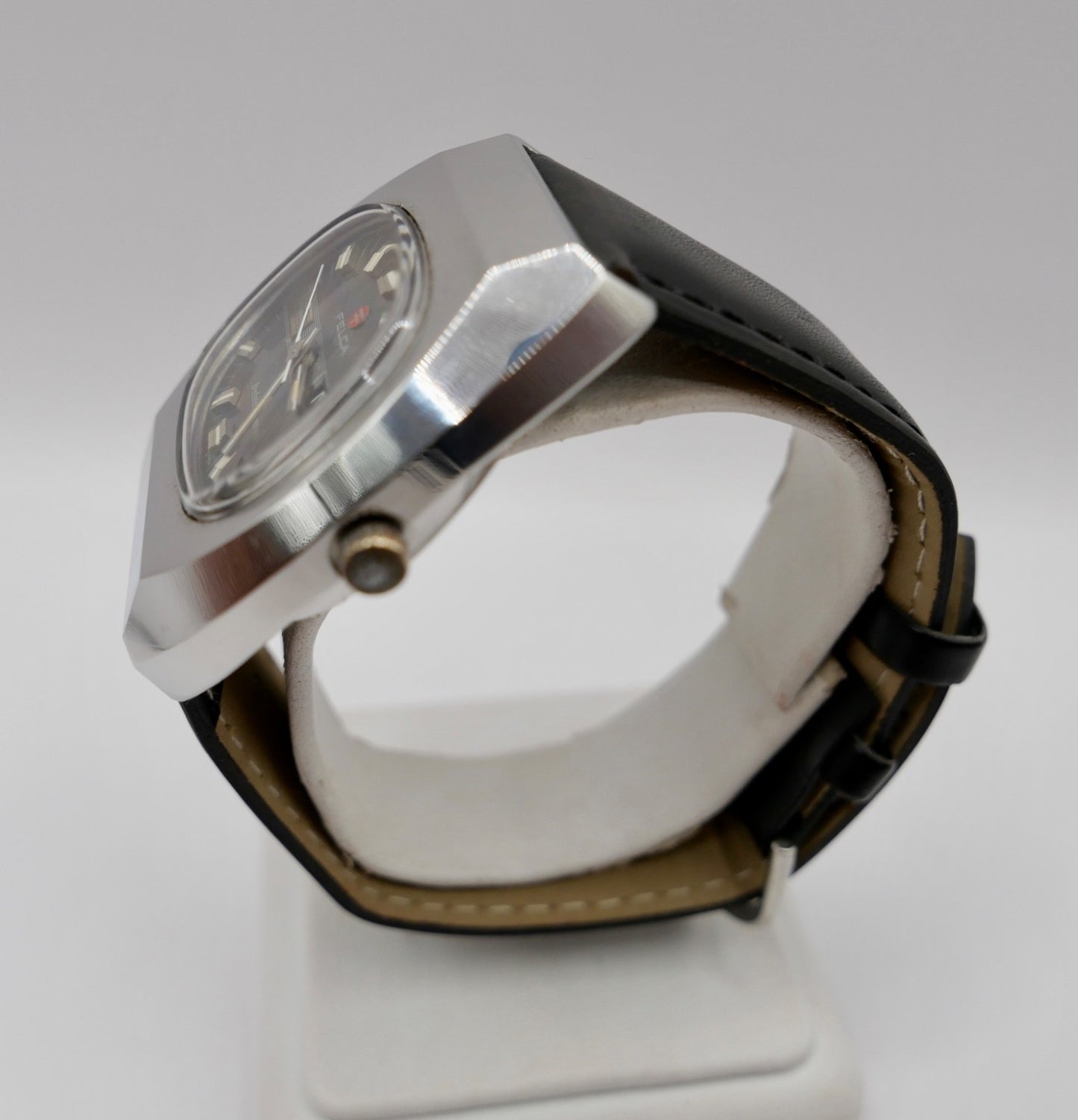 Felca Golden Sands 36000 Automatic Herrenuhr 8133 graues Zifferblatt NEUwertig