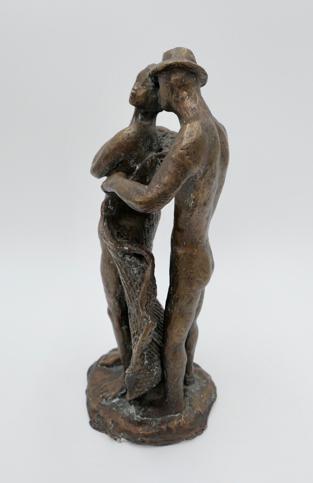 Bronze Figur Skulptur " Guss Strehle " München 27 cm Pärchen - Antikhandel-Stuttgart