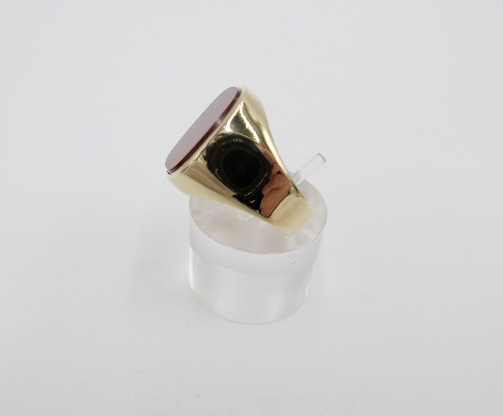 Alter Siegelring mit Karneol Gold 333 / 8K Herrenring Ring Gr. 62 - Antikhandel-Stuttgart