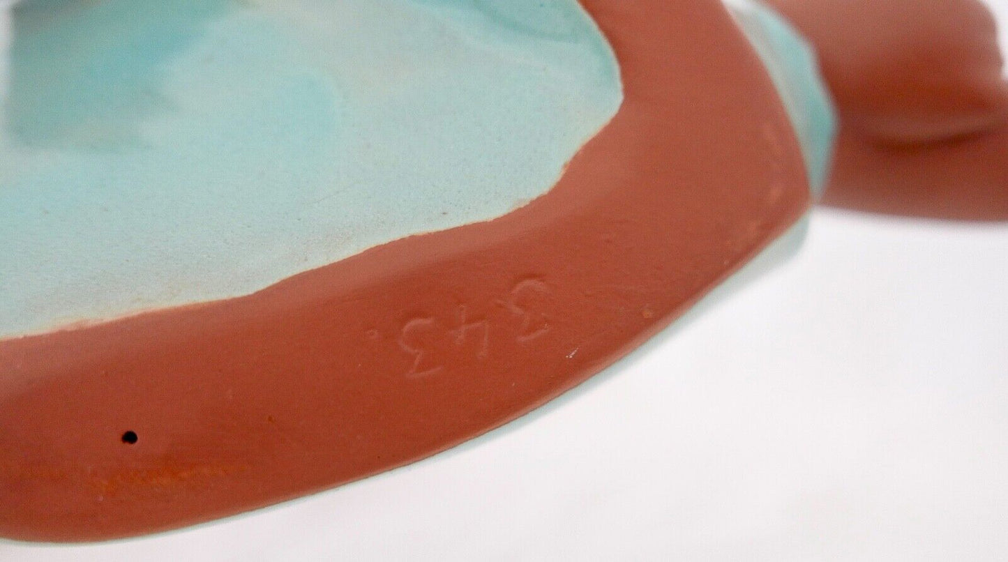 Seltene Keramik Figur 343 Akt Mädchen mit Schale GOLDSCHEIDER WIEN 1950er 29cm - Antikhandel-Stuttgart