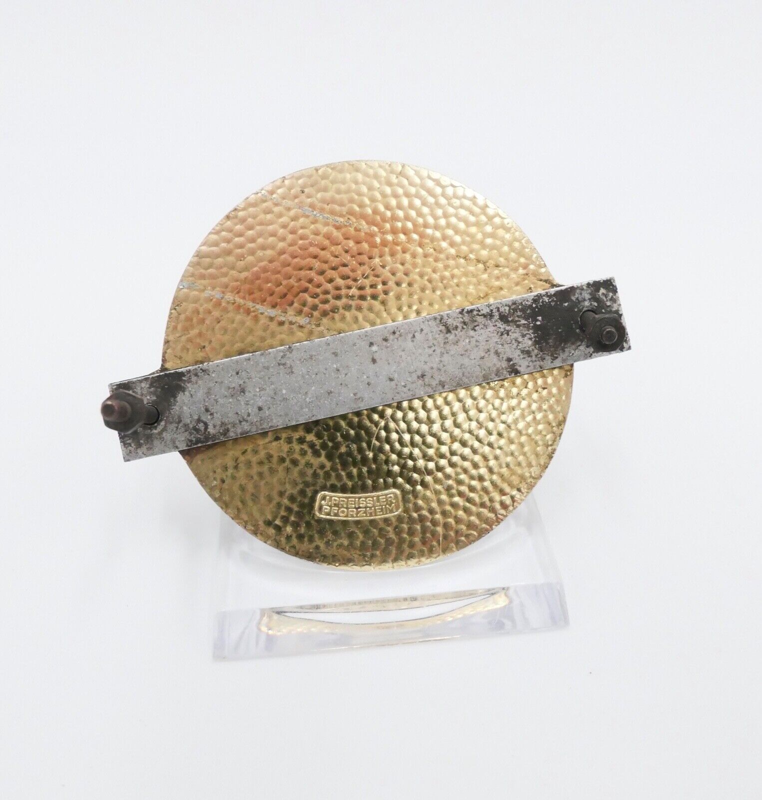 Autoplakette Mercedes-Benz European Delivery Program Stuttgart Germany Pforzheim - Antikhandel-Stuttgart