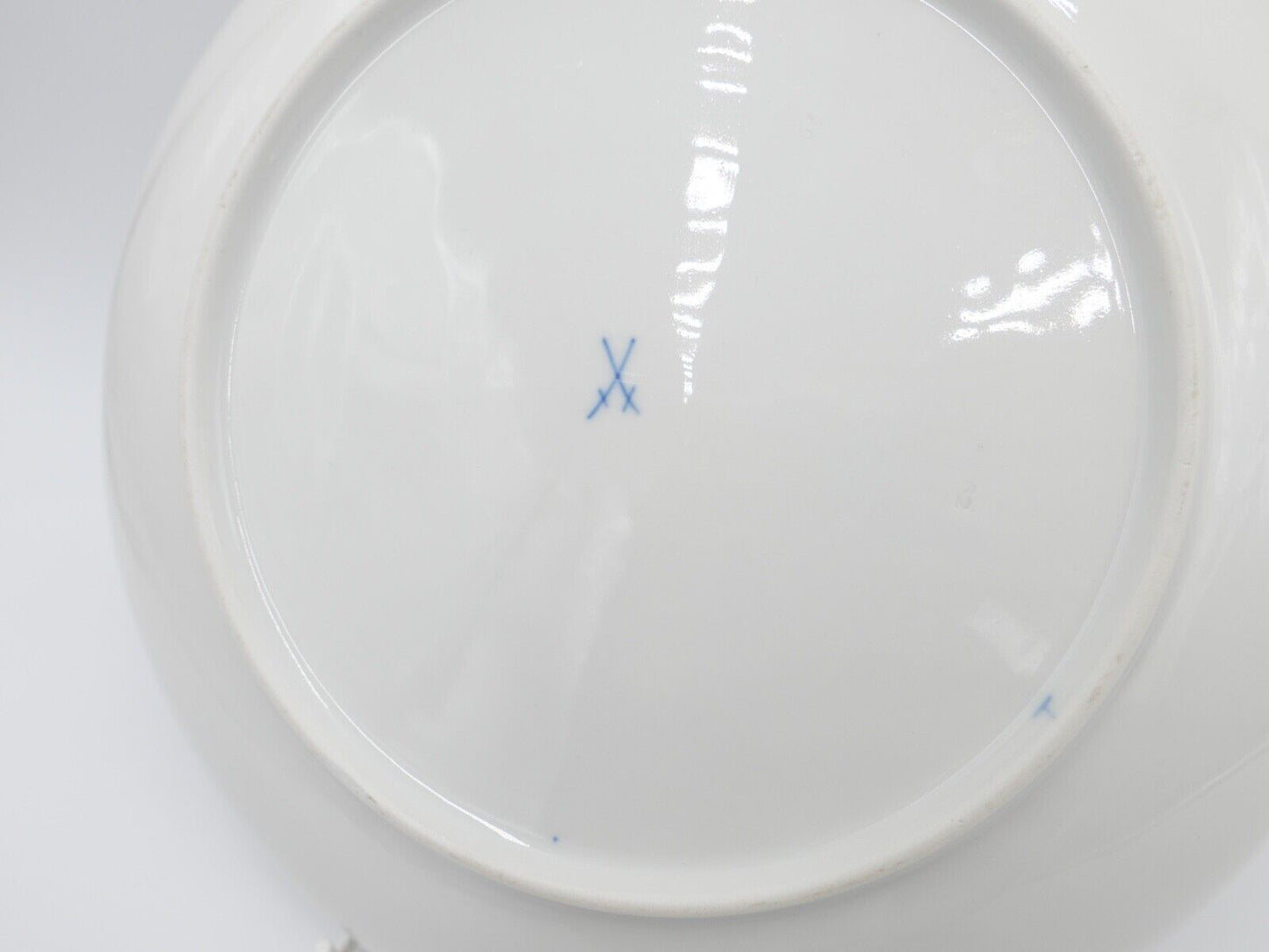 1970er Meissen 2. Wahl Zwiebelmuster 27 cm Wandteller Servierteller große Schale - Antikhandel-Stuttgart