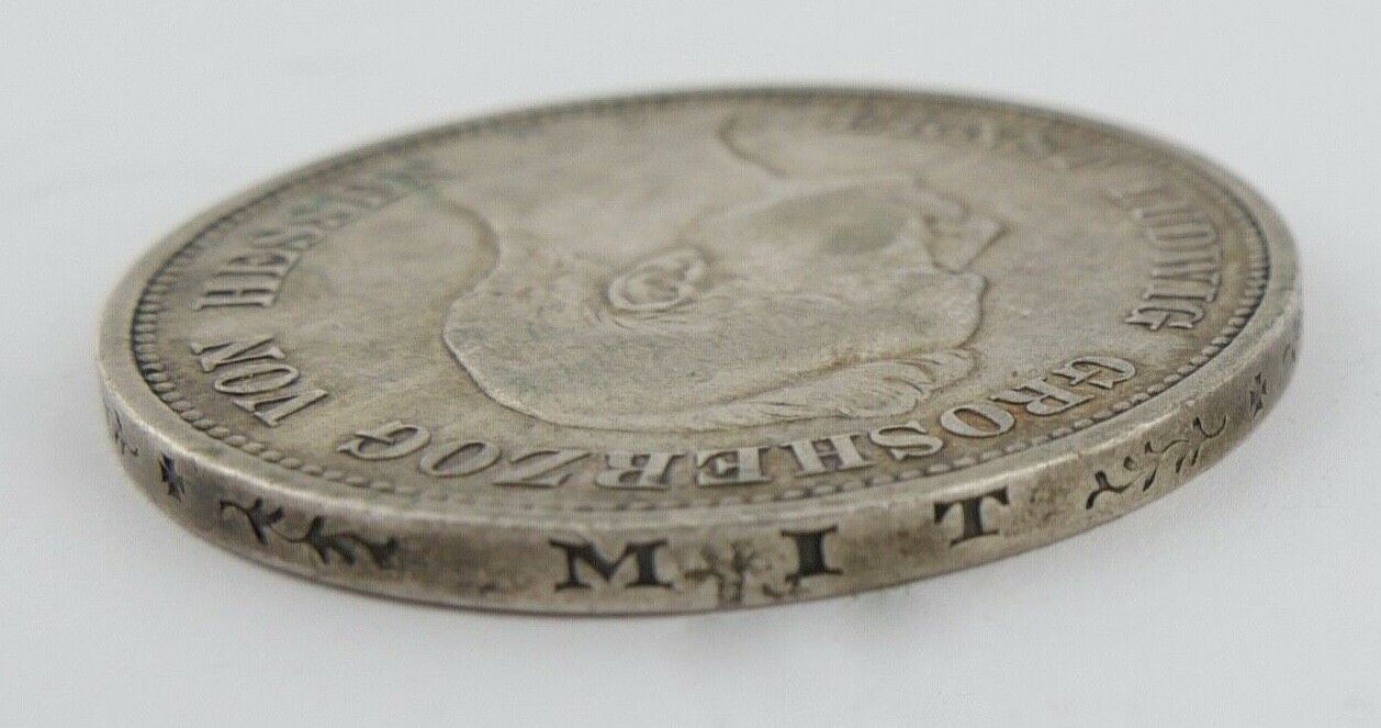 5 Mark 1895 A Jäger J. 73 Hessen Ernst Ludwig Silbermünze erhalt VZ - Sehr schön - Antikhandel-Stuttgart