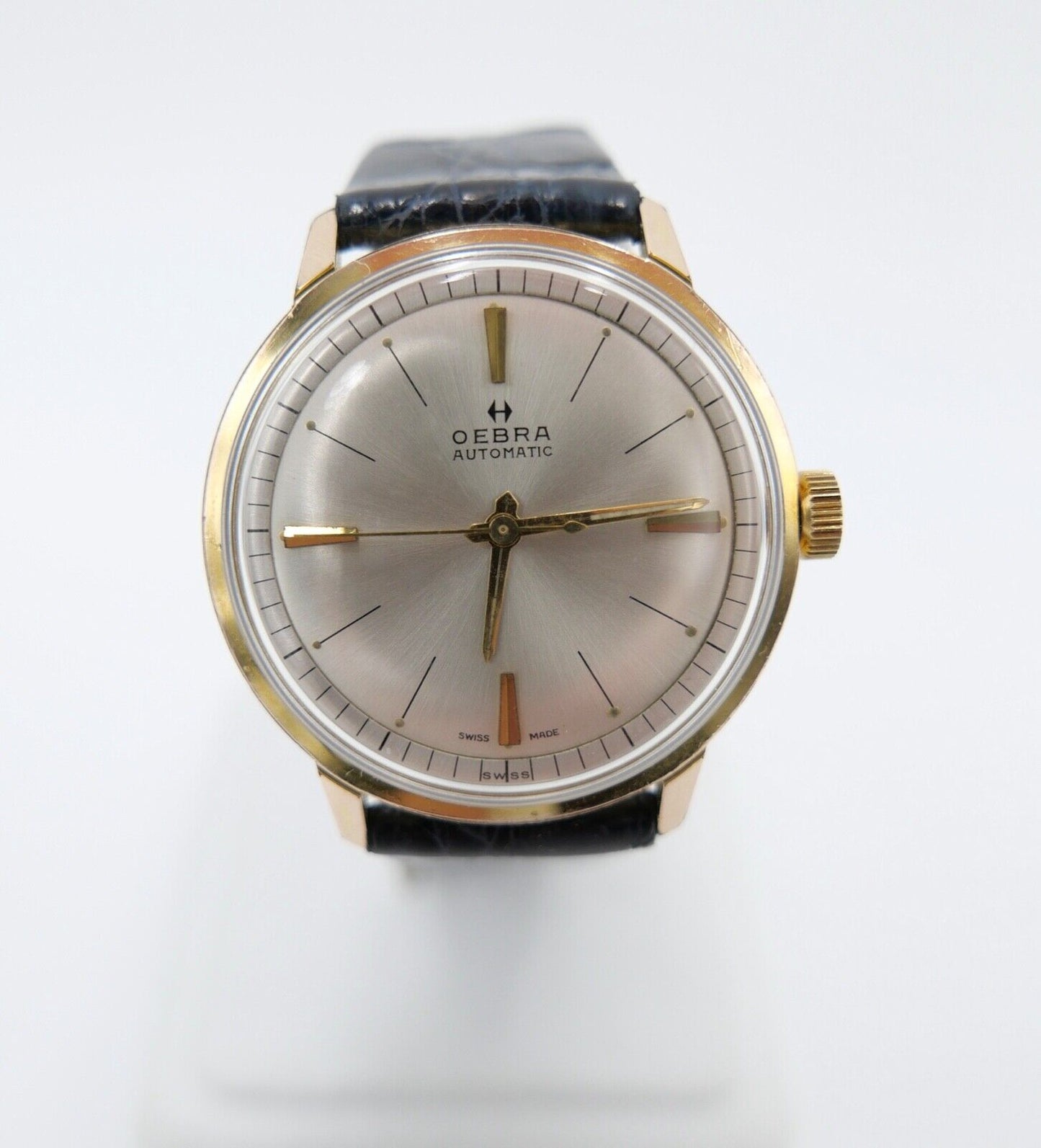 OEBRA Eta 2451 Automatic Ø 34 mm Swiss Herrenuhr sehr guter Zustand - Antikhandel-Stuttgart