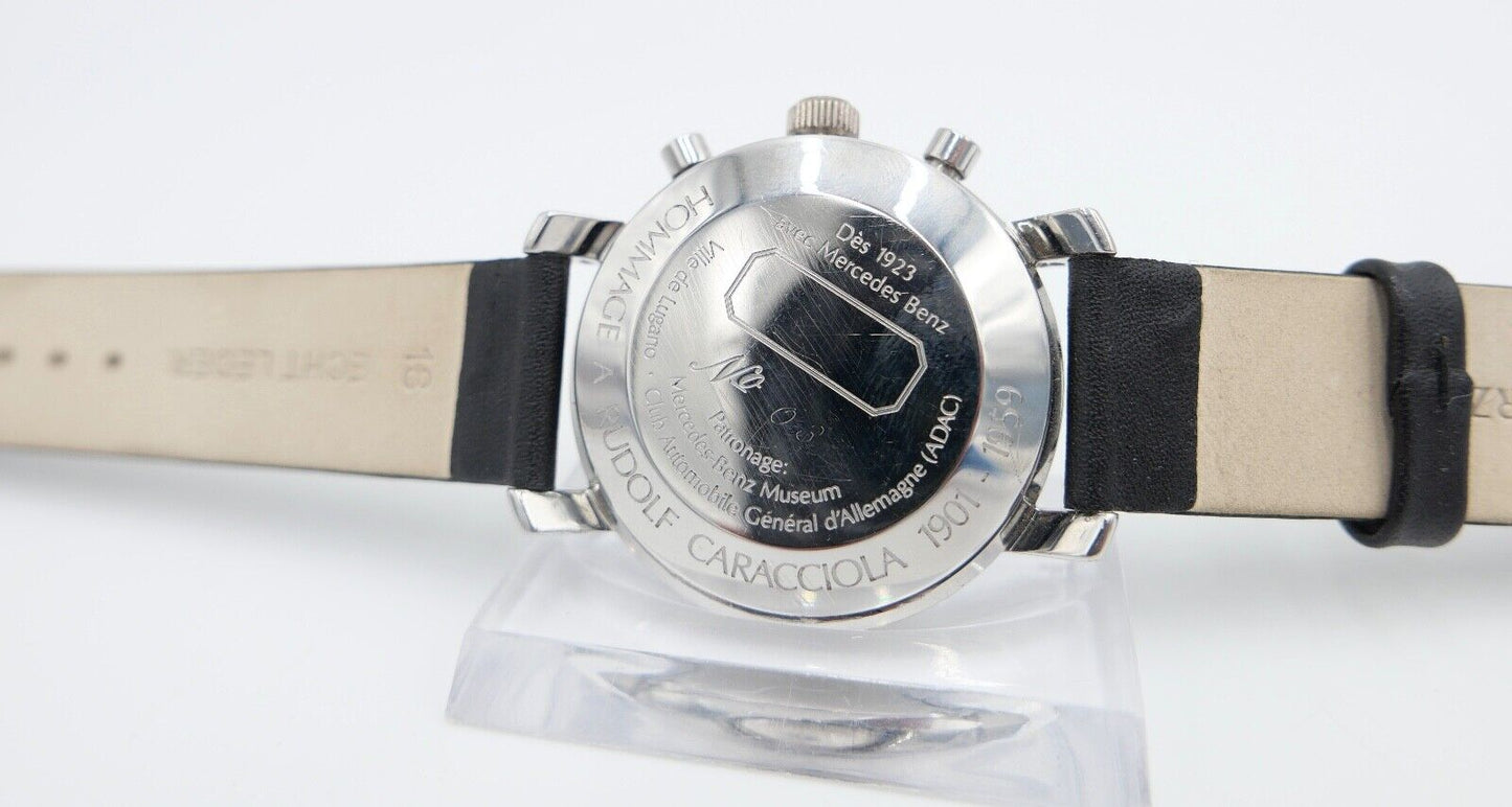 1990er Jahre COMOR limitierte Auflage Chronograph Rudolf Caracciola Cal. 7750 - Antikhandel-Stuttgart