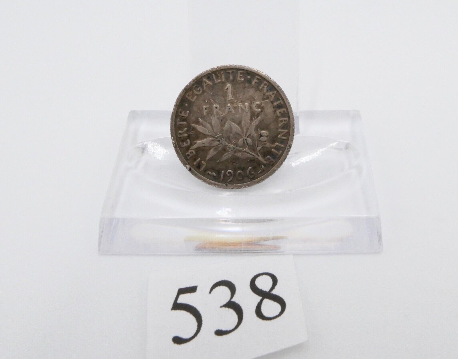 1 Franc 1906 Frankreich 4,9 gr Münze Semeuse Silber KM:844.1 - Antikhandel-Stuttgart