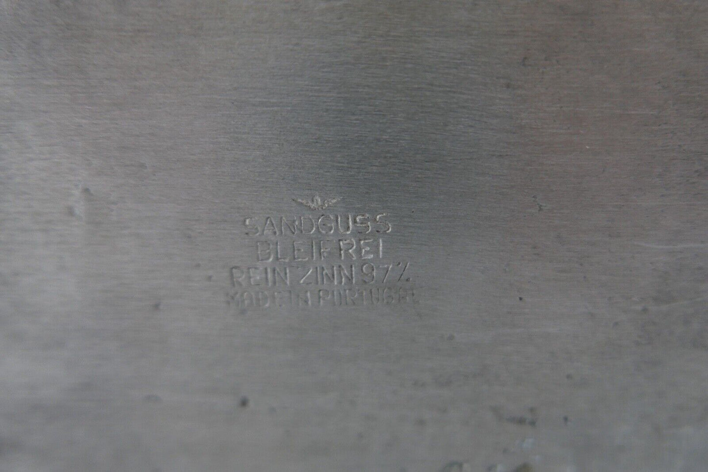 ART DECO 1930er antike ZINN Sandguss Deckelschale Gefäß Schale Deckel Obstschale - Antikhandel-Stuttgart